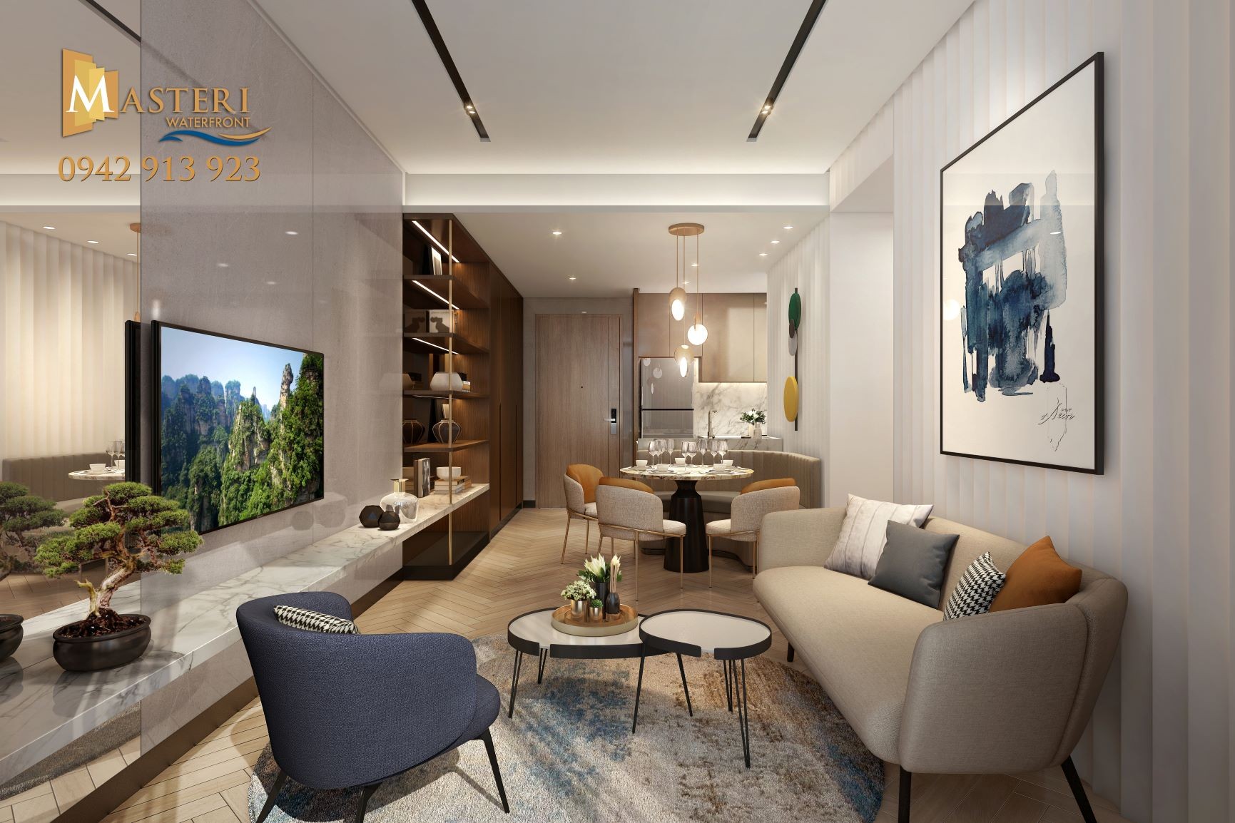 Masteri WaterFront_Livingroom